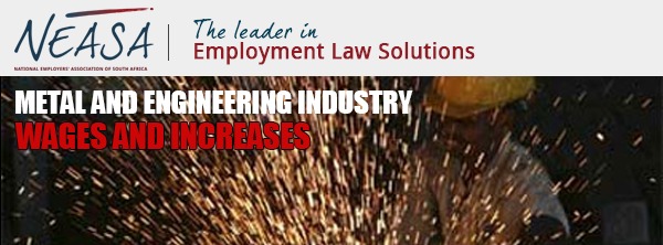 There is no Industry agreement - NEASA - LABOUR LAW AND INDUSTRIAL ...